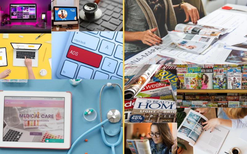 Digital vs Print Advertising for Healthcare